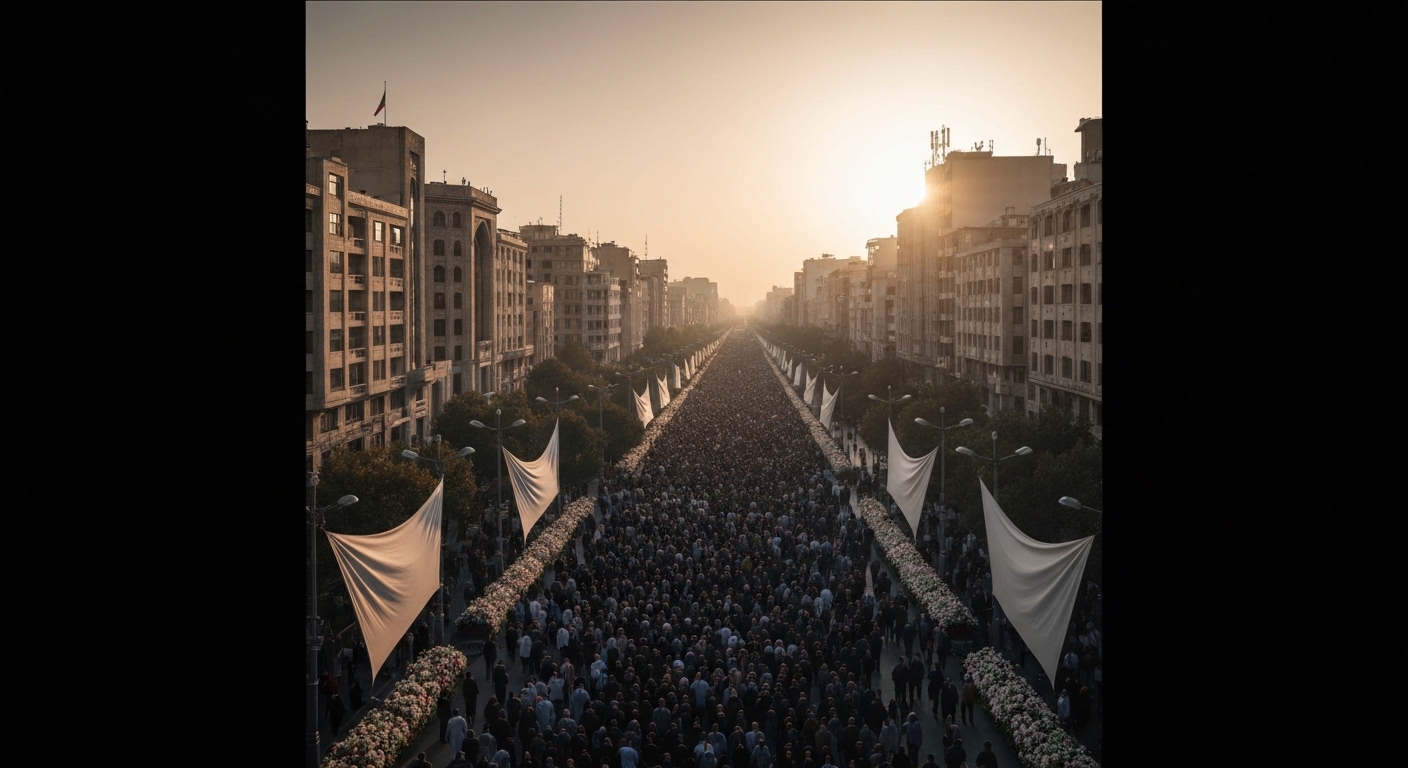 آغاز حماسه ملی؛ تشییع میلیونی پیکر رهبر شهید در تهران