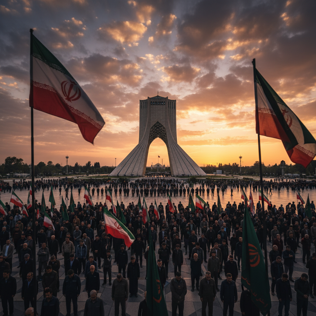 تشییع باشکوه پیکر رهبر انقلاب در تهران؛ حماسه حضور در میدان آزادی