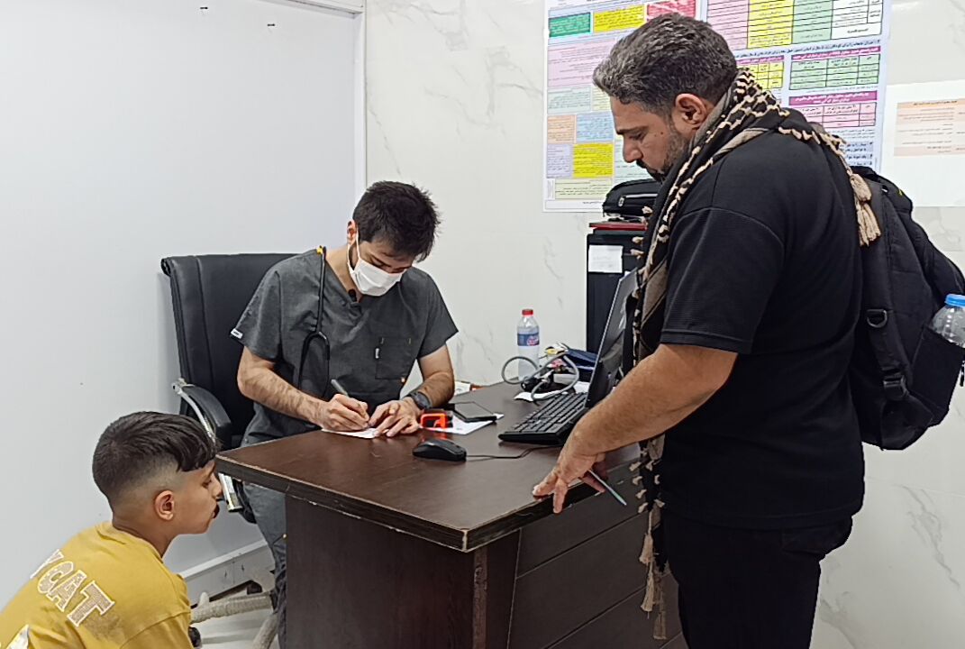 ارائه ۳۵۰۰ خدمت پزشکی به زائران حسینی در مرز چذابه