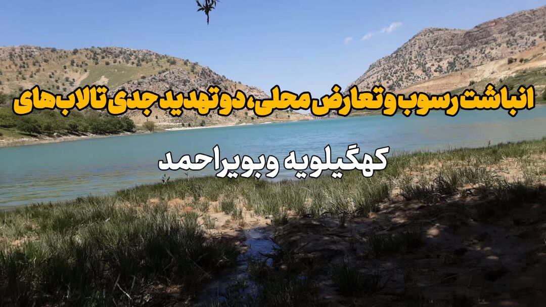 انباشت رسوب و تعارضات محلی؛ تهدیدات اصلی تالاب‌های کهگیلویه و بویراحمد