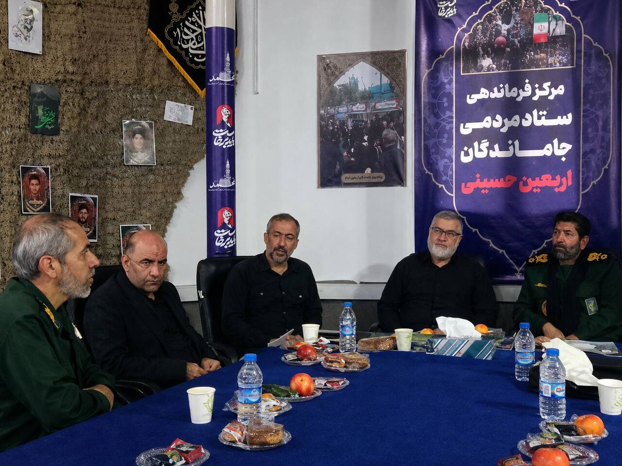 حضور استاندار تهران در مرکز فرماندهی ستاد مردمی جاماندگان اربعین