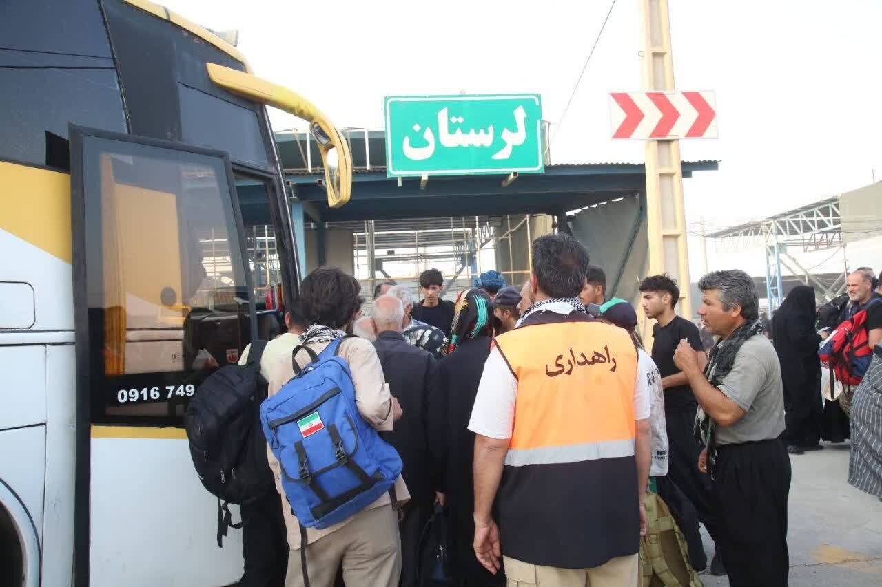 جابهجایی بیش از ۱۲ هزار زائر اربعین با ناوگان حملونقل عمومی لرستان