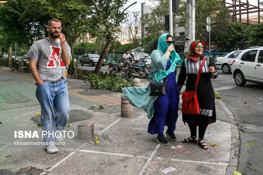پیشبینی وزش باد شدید و رگبار در نقاط مختلف کشور تا پایان هفته