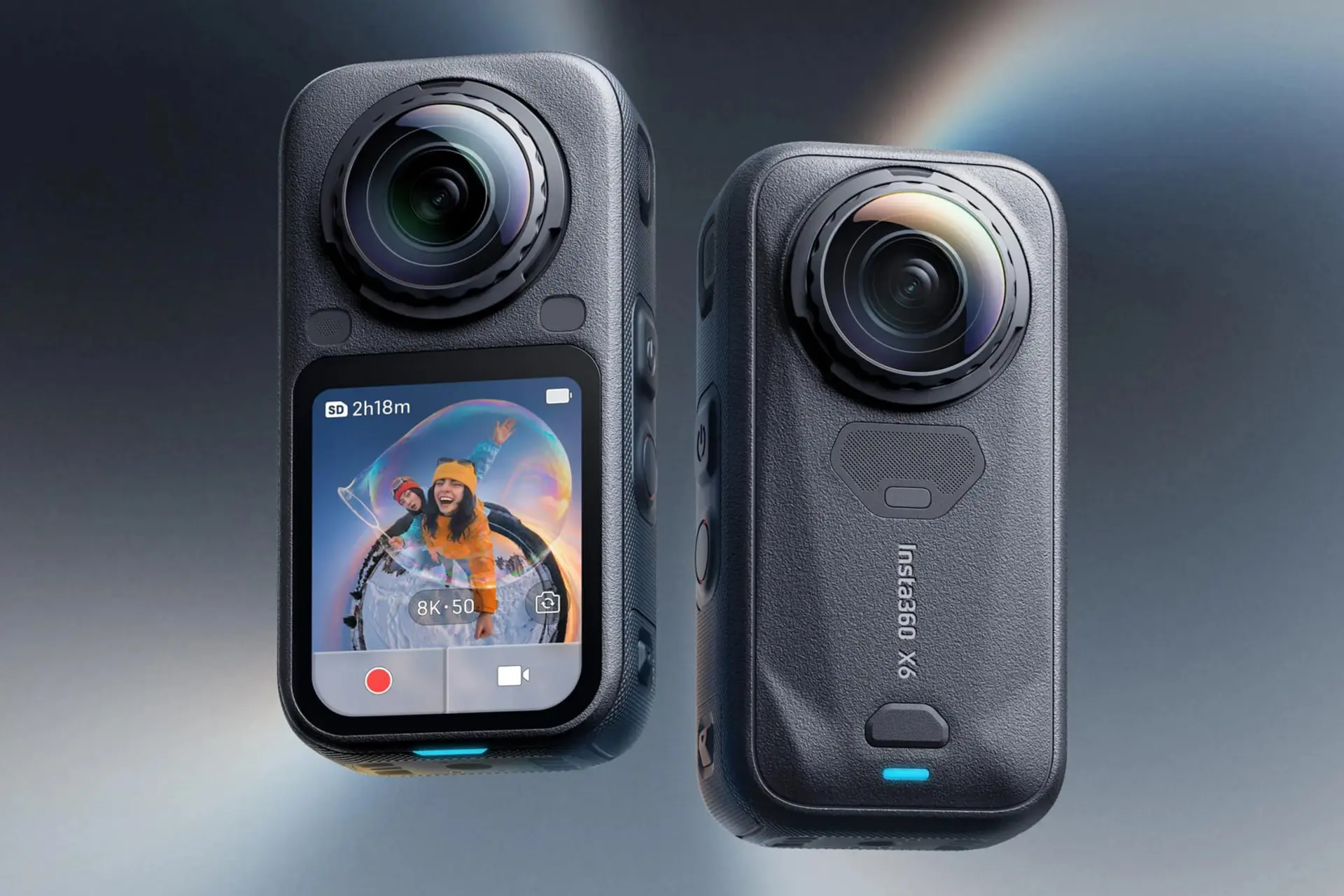 دوربین اکشن Insta360 X6 با فیلم‌برداری 8K و حسگرهای سونی رونمایی شد