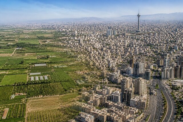 گسترش ۴۰ درصدی ساخت‌وساز در تهران و نابودی ۷۰ درصدی اراضی کشاورزی طی سه دهه