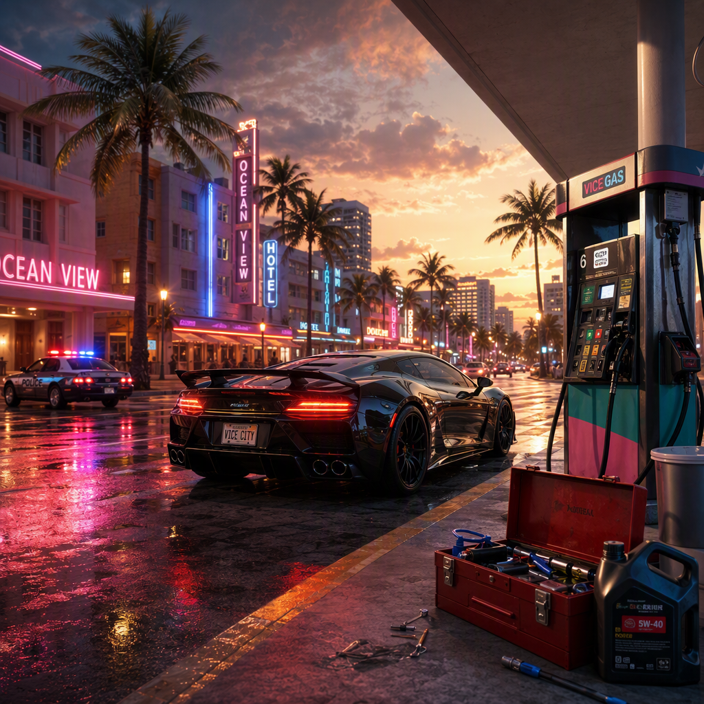 بررسی جزئیات فاش شده GTA 6؛ از سیستم پلیس هوشمند تا مدیریت سوخت و منابع