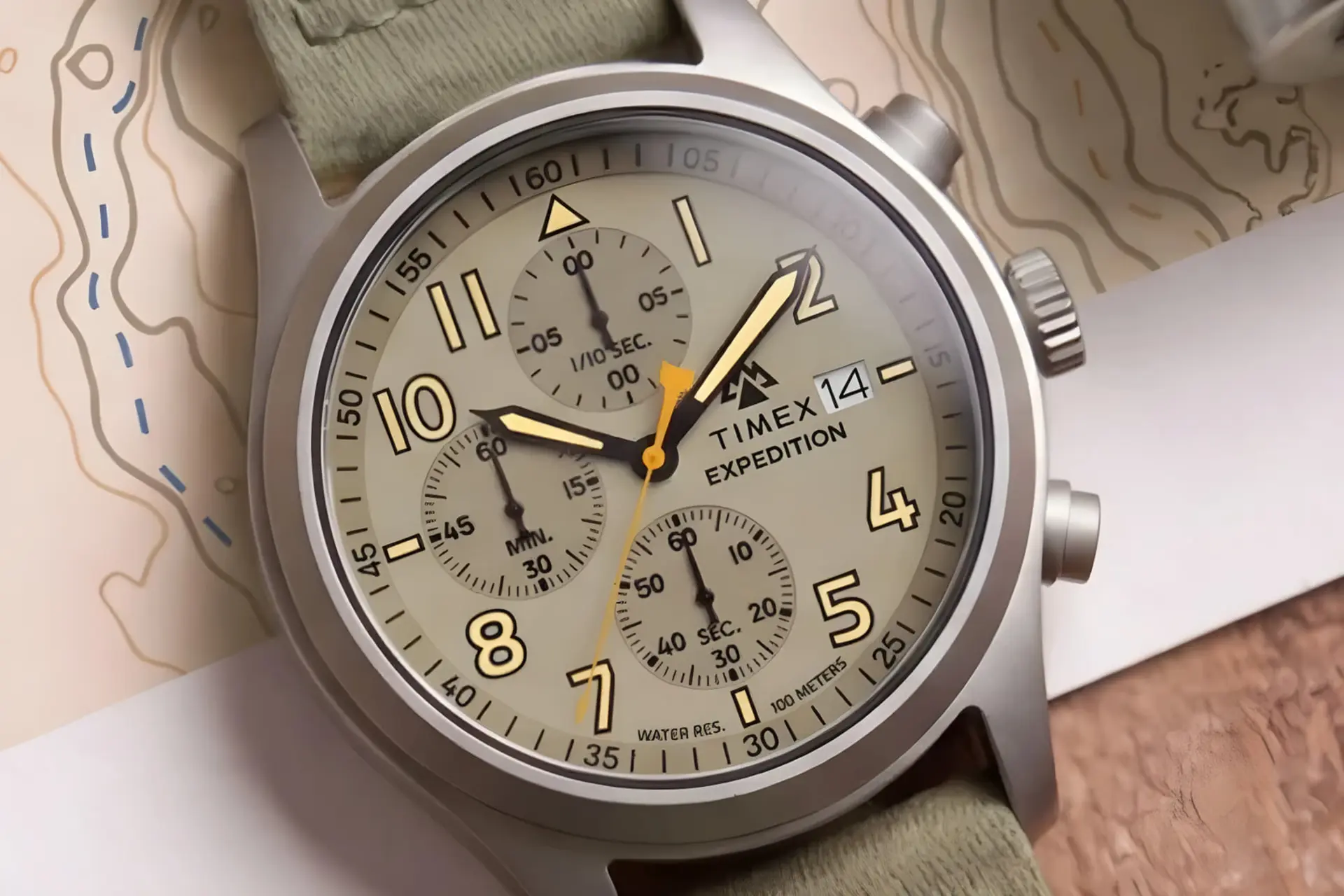 تایمکس ساعت Expedition Sierra Chronograph با طراحی نظامی رونمایی کرد