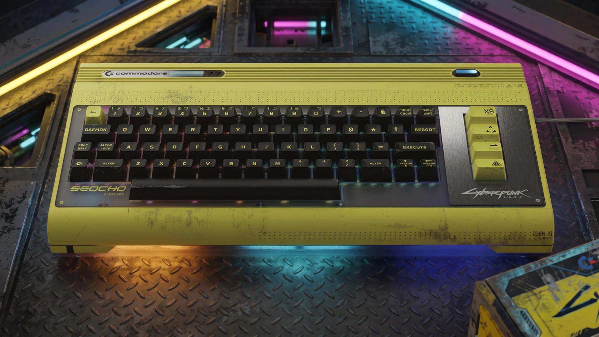 رونمایی از Commodore 77؛ رایانه‌ای کلاسیک با طراحی سایبرپانک