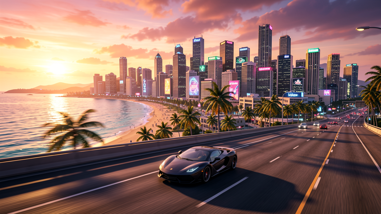 گیم‌پلی GTA 6: جزئیات جدید از نقشه عظیم، سیستم تعقیب و داستان بازی