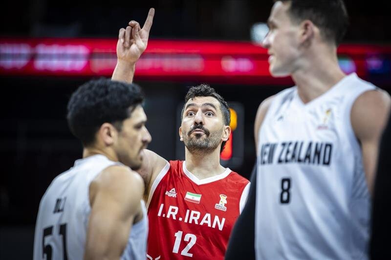 آرمان زنگنه از شکست تیم ملی بسکتبال ایران مقابل نیوزیلند گفت