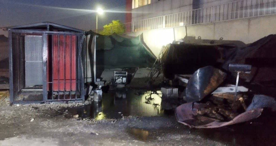 انفجار در کارگاه بزرگراه آزادگان؛ کشته شدن یک کارگر و مصدومیت یک نفر