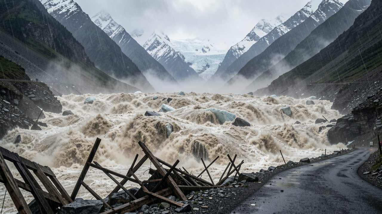 فروپاشی یخچال در هیمالیا؛ مرگ ۷۹۷ نفر و مفقود شدن ۳۰۰۰ نفر در سیل‌های نپال و چین