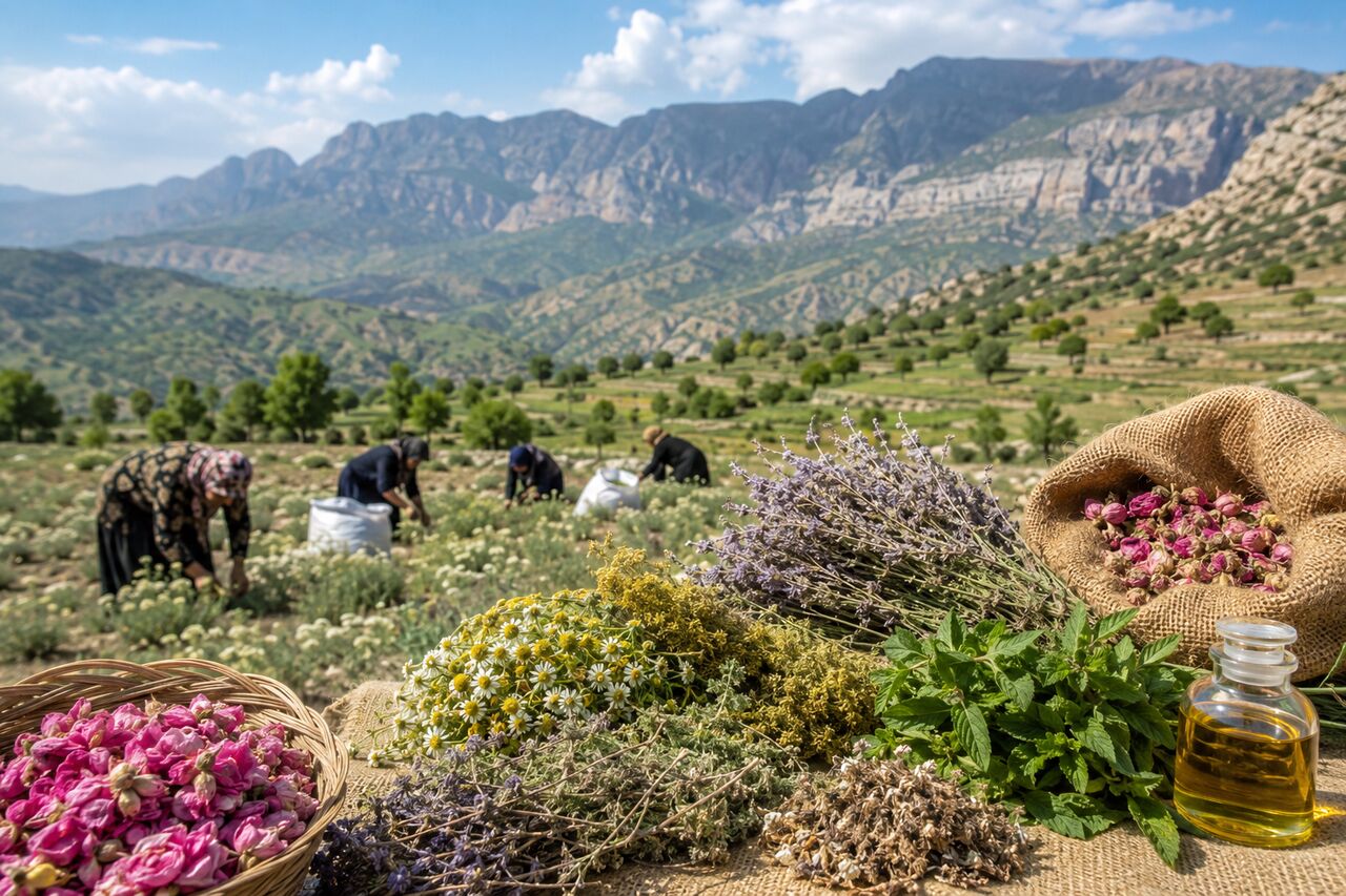 احیای ۵۵۰۰ هکتار از رویشگاههای گیاهان دارویی در استان کرمان