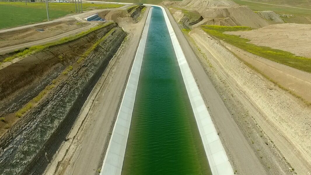 پیشرفت شبکه آبیاری خداآفرین در اردبیل به ۹۷ درصد رسید