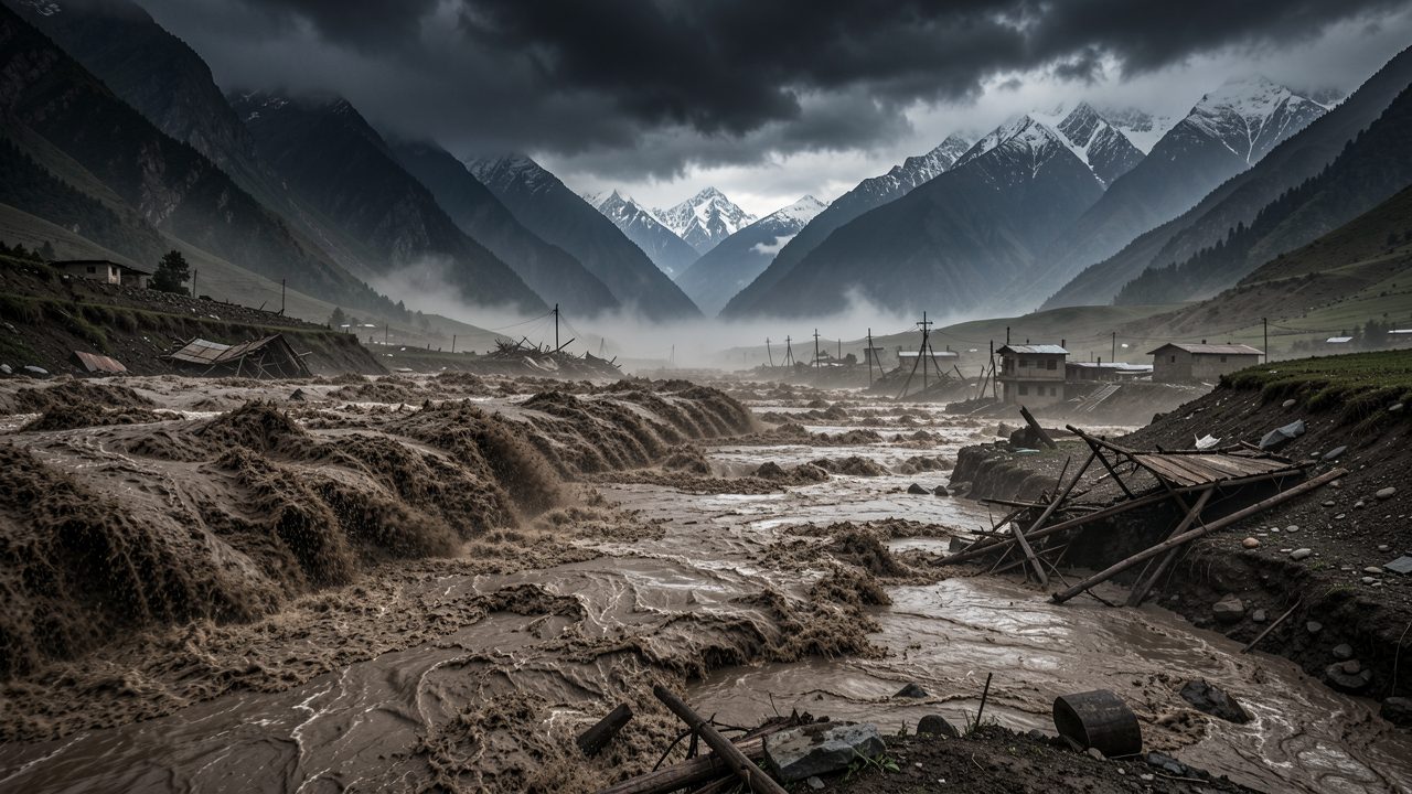 سیل ویرانگر در نپال و چین؛ بیش از ۱۲۷۰ کشته و هزاران مفقود در میان گلولای