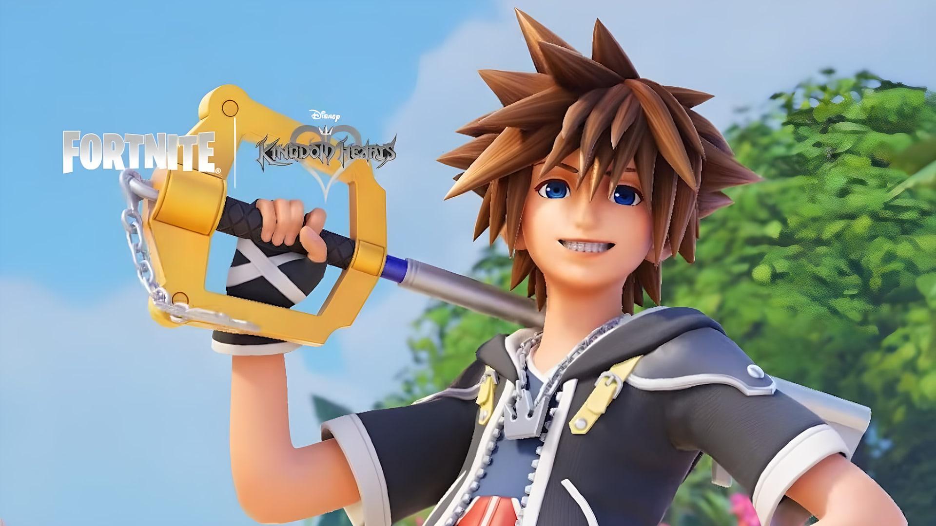 اسکین شخصیت سورا از Kingdom Hearts در فورتنایت رونمایی شد
