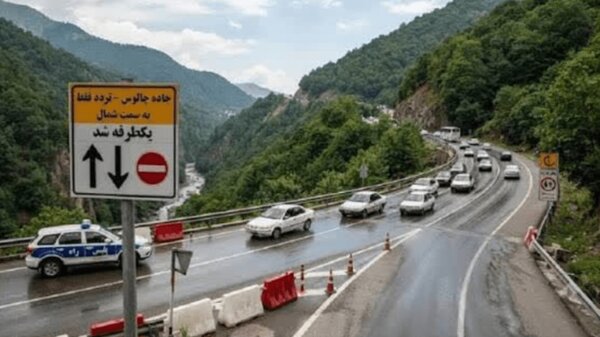 محدودیت ترافیکی پایان تابستان در جاده‌های مازندران، چالوس و هراز