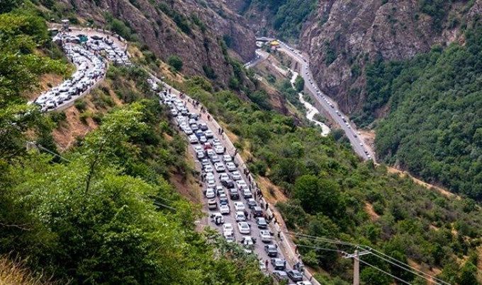 جاده چالوس و آزادراه تهران-شمال از ساعت ۱۷ یک‌طرفه می‌شود