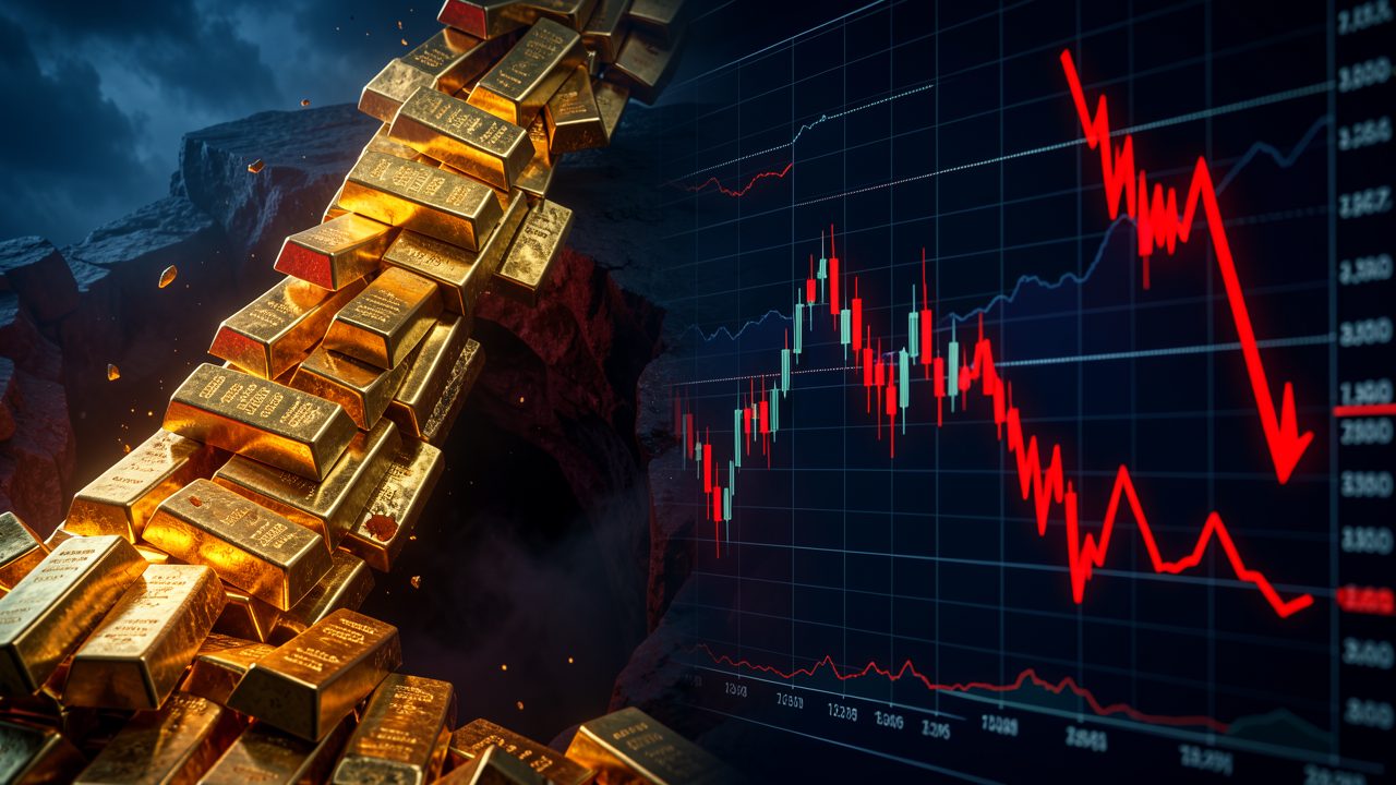 ریزش ۸۰ دلاری قیمت اونس طلا و سقوط ۴۹۰ میلیارد دلاری بورس آمریکا