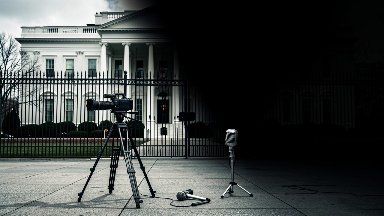 ممنوعیت ورود خبرنگاران CNN و Politico به کاخ سفید توسط ترامپ