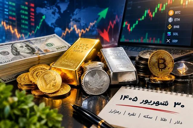 پیشبینی بازار دلار، طلا و رمزارز در ۳۰ شهریور؛ تحلیل سطوح حساس قیمتی