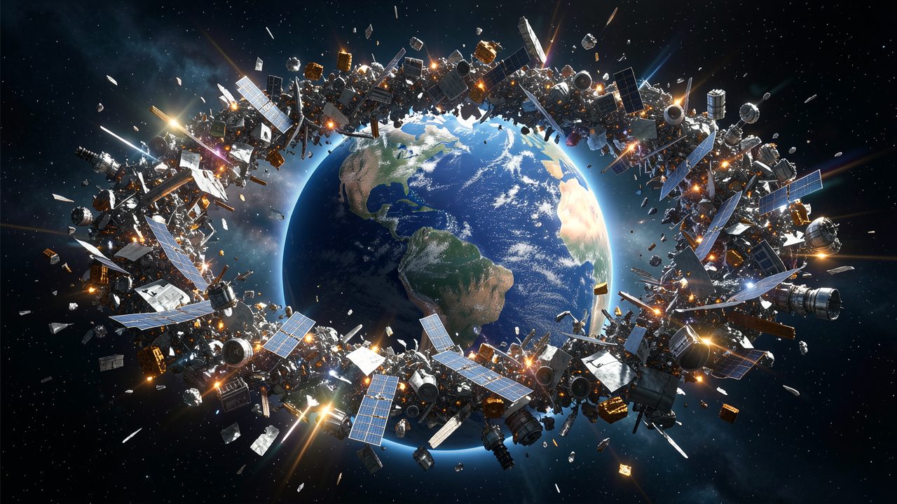 بحران پسماندهای فضایی؛ آیا مدار زمین به سمت سندرم کلسلر می‌رود؟