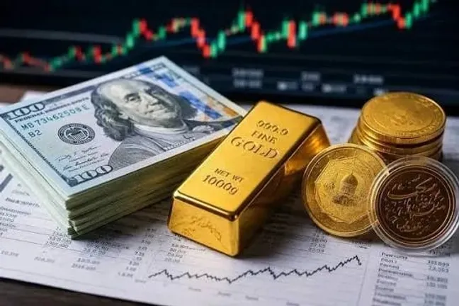 پیش‌بینی بازار طلا، دلار و بیت‌کوین در ۷ مهر؛ تقابل اصلاح قیمت با تقاضا
