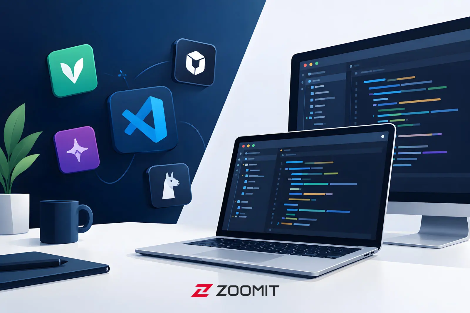 معرفی بهترین جایگزین‌های متن‌باز VS Code با قابلیت هوش مصنوعی