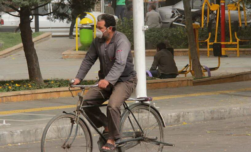 گرد و غبار در کرمان؛ هشدار وضعیت قرمز و شاخص خطرناک در رفسنجان