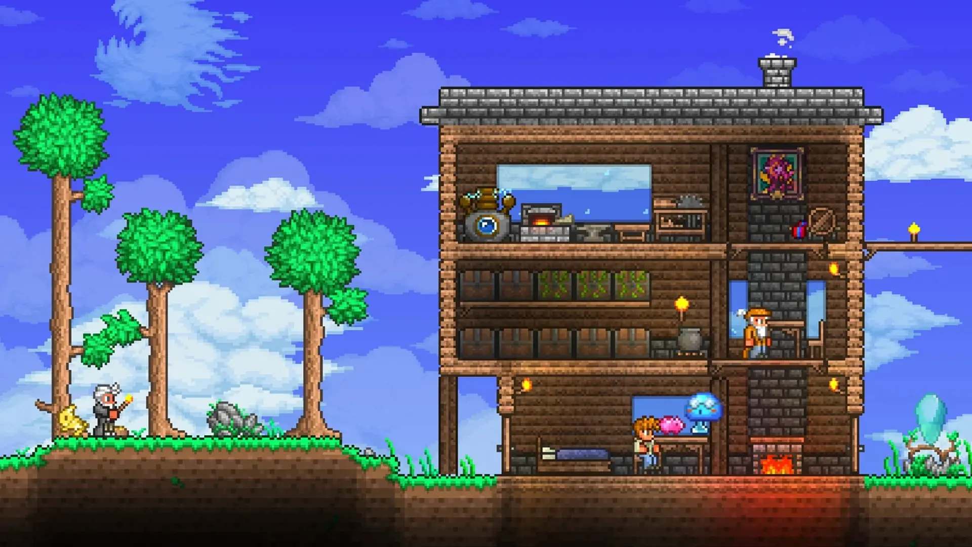 ماد Terraria Unbound؛ تبدیل بازی محبوب Terraria به دنیای سه‌بعدی شبیه ماینکرفت