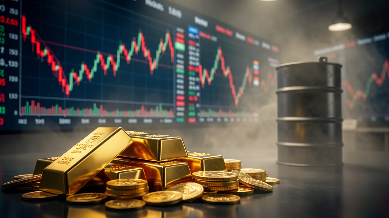 قیمت طلا به ۴۱۸۰ دلار رسید؛ نوسان در بازار نفت و فشار بر شاخص نزدک