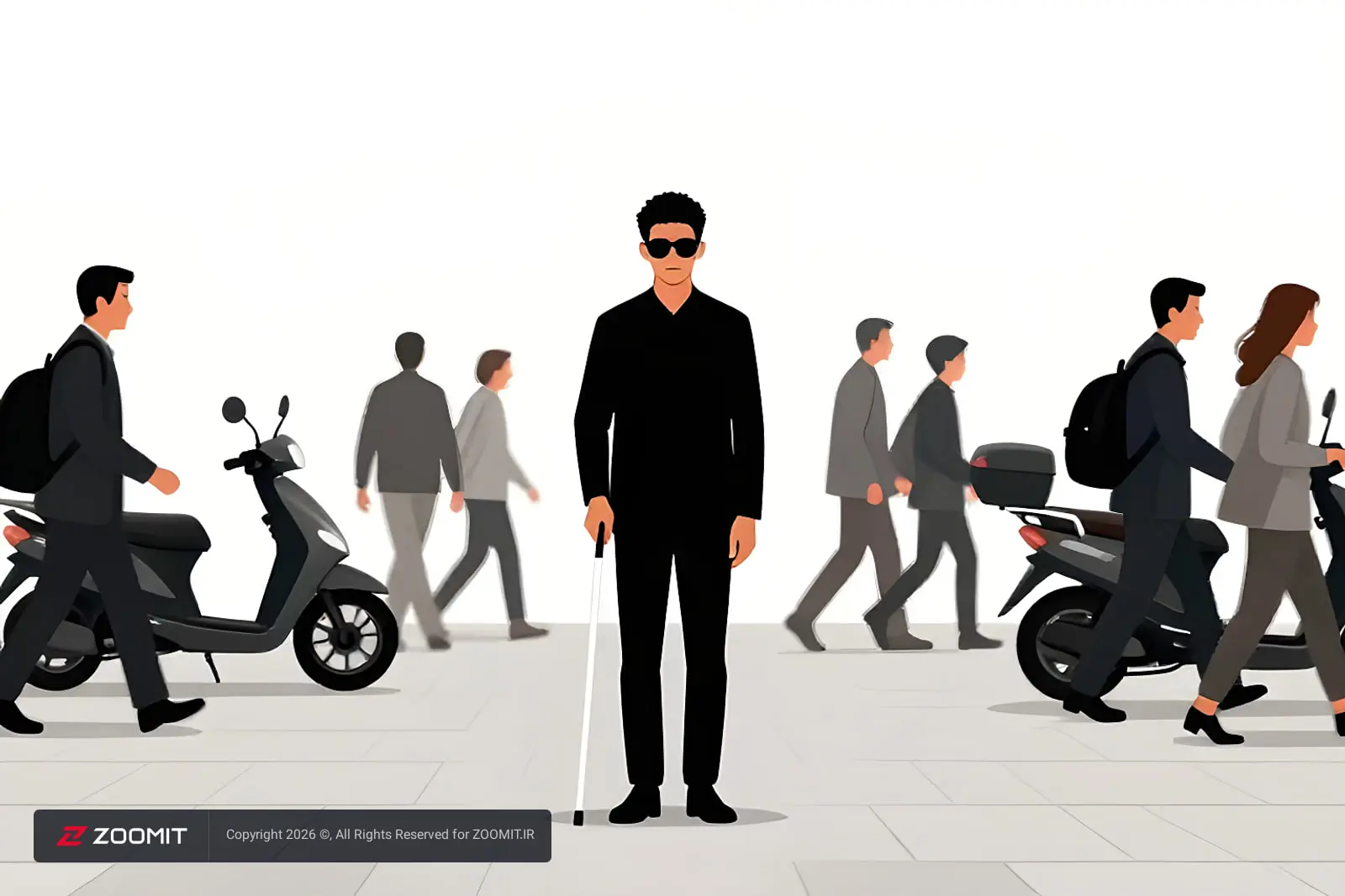 دسترسی‌پذیری؛ چالش حقوقی و اجتماعی نابینایان در ایران