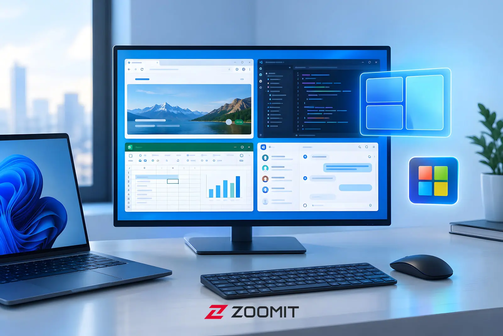 FancyZones؛ ابزار رایگان مایکروسافت برای مدیریت حرفه‌ای پنجره‌های ویندوز