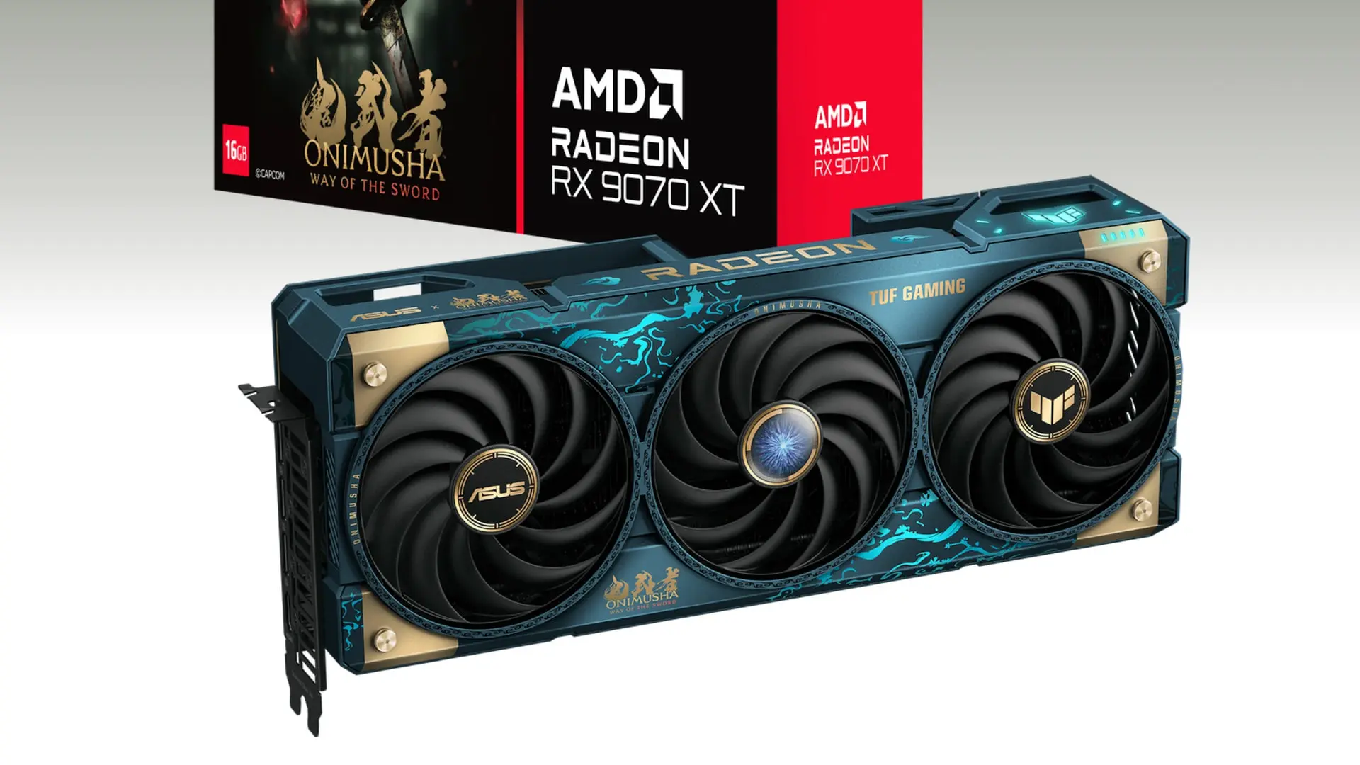 رونمایی ایسوس از کارت گرافیک RX 9070 XT با طرح اختصاصی Onimusha